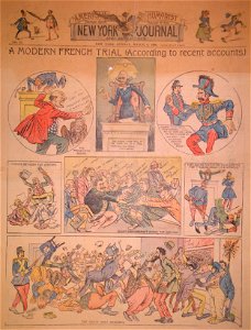 A Modern French Trial (According to Recent Accounts) - Walt McDougall 1898-03-06