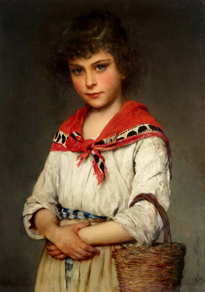 A Neapolitan Girl (2) - Eugen von Blaas