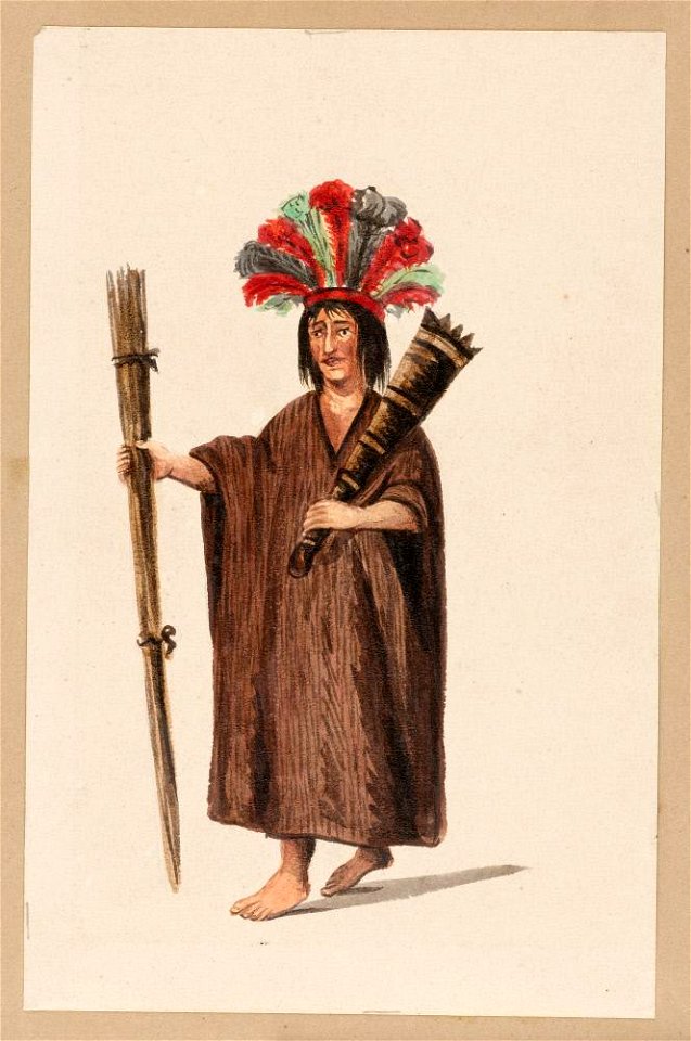 A NATIVE AMERICAN TRIBAL LEADER FROM THE INTERIOR