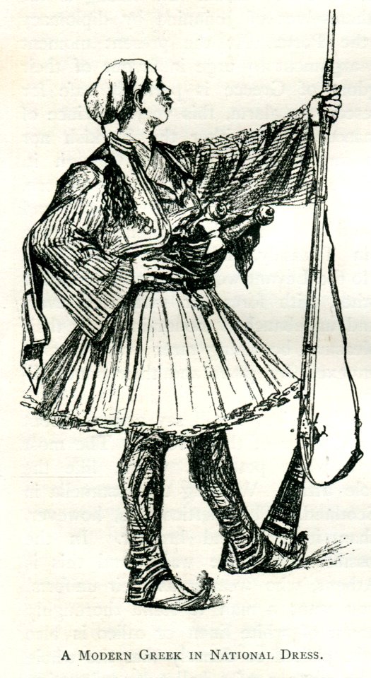 A modern Greek in national dress - Mahaffy John Pentland - 1890