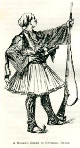 A modern Greek in national dress - Mahaffy John Pentland - 1890