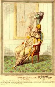 A modern elegance. A portrait (BM 1851,0901.731)
