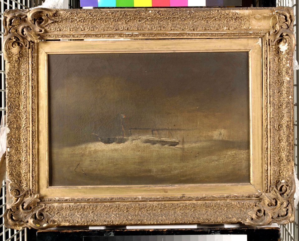 A P&O paddle steamer running into a gale RMG BHC1205