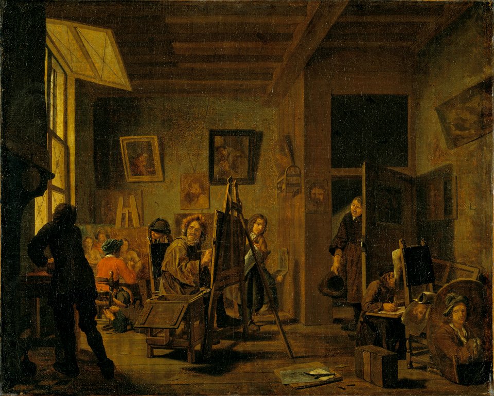 A Painter's Studio (Jan Josef I Horemans) - Nationalmuseum - 17290