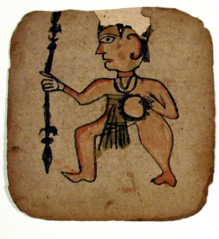 A nude warrior with a lance in two sections (6125121946)
