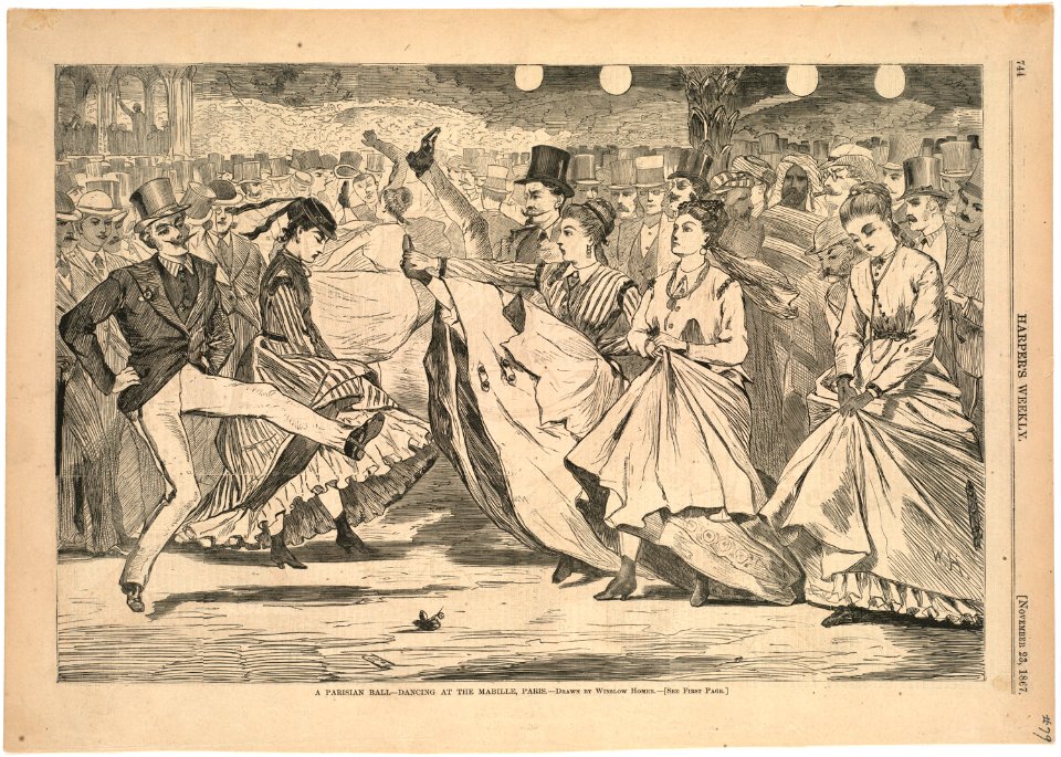 A Parisian ball -- Dancing at the Mabille, Paris (Boston Public Library)