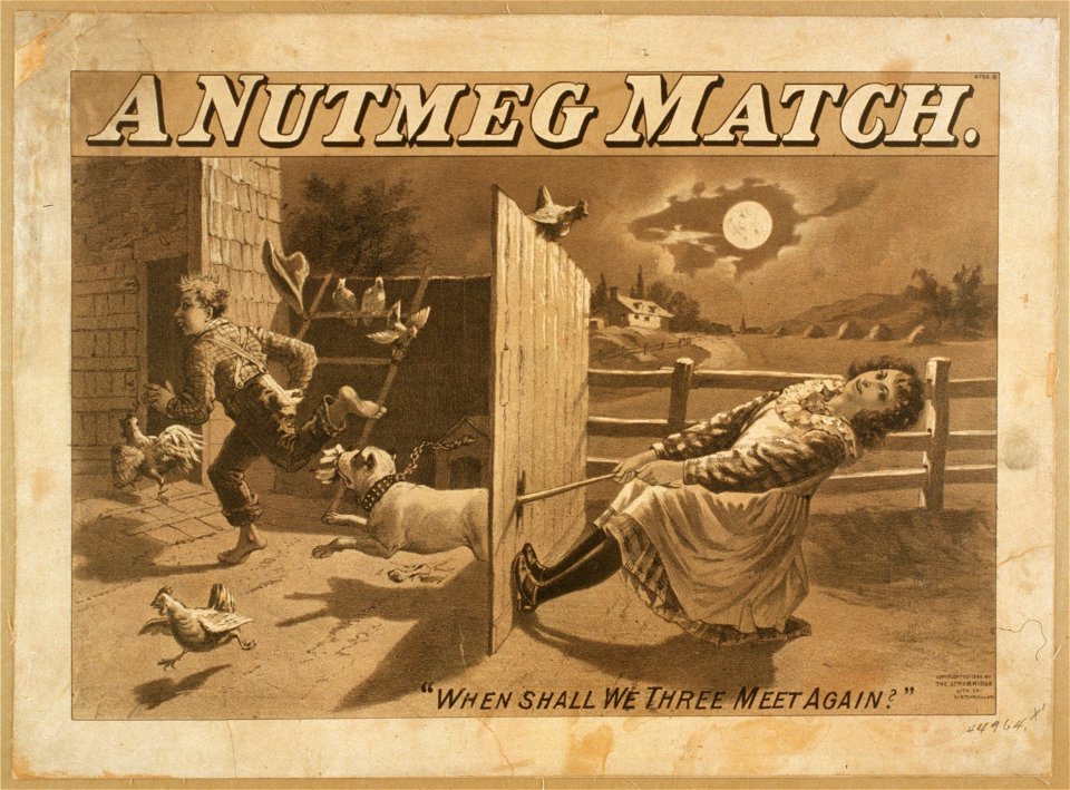 A nutmeg match written by Wm. Haworth, author of The Ensign. LCCN2014635454