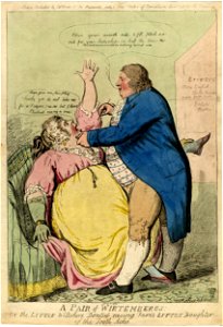 A pair of Wirtembergs! Or the little Wiltshire dentist easing Faro's little daughter of tooth-ache (BM 1851,0901.865)