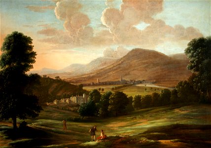 A Panorama of Monmouth with Troy House, c.1672