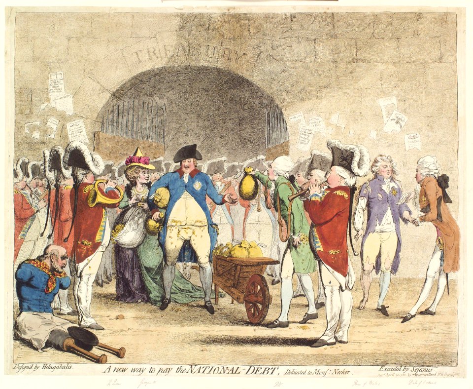 A new way to pay the National-Debt by James Gillray