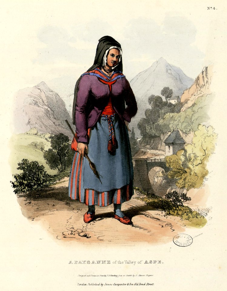 A Paysanne of the Valley of Aspe - Fonds Ancely - B315556101 A HARDING 023