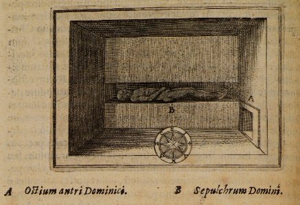 A Ostium antri Dominici B Sepulchrum Domini - Cootwijck Johannes Van - 1619