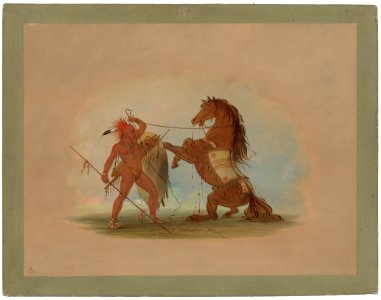 A Pawnee Warrior Sacrificing His Favorite Horse C16640