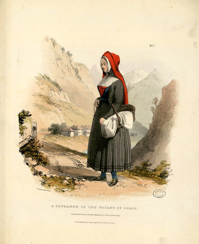 A Paysanne, of the Valley of Ossau - Fonds Ancely - B315556101 A HARDING 028