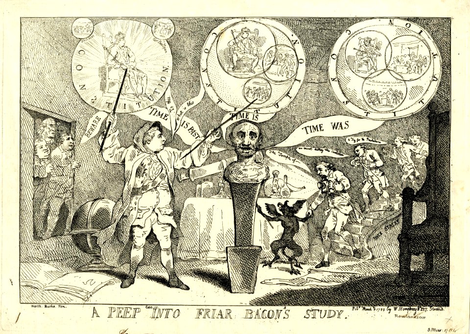 A peep into Friar Bacon's study. (BM 1868,0808.5166)