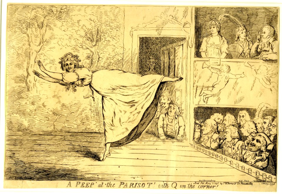 A peep at the Parisot! with Q in the corner! (BM 1868,0808.6523)