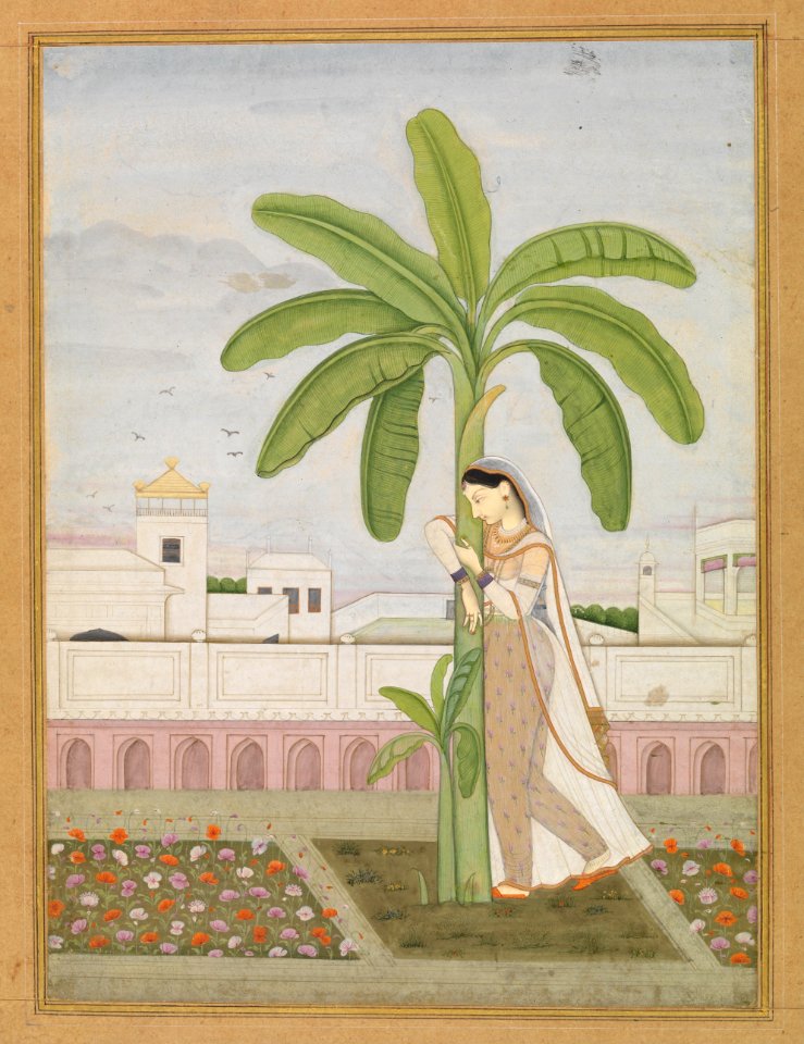 A Pensive Nayika (Romantic Heroine) (CBL In 11B.39)