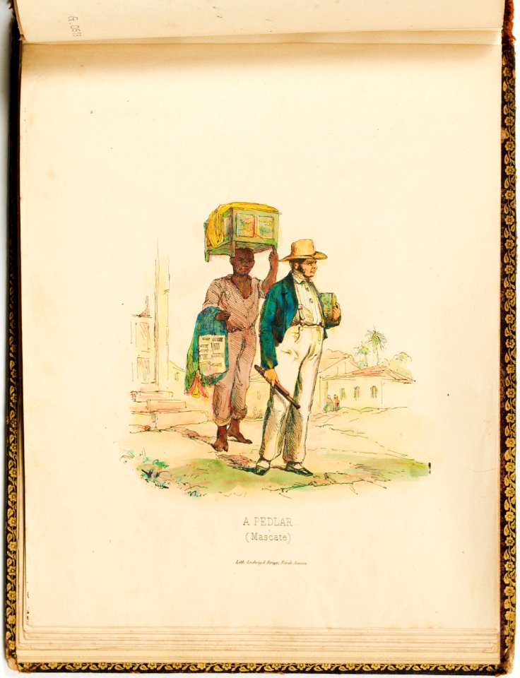 A Pedlar, da Coleção Brasiliana Iconográfica