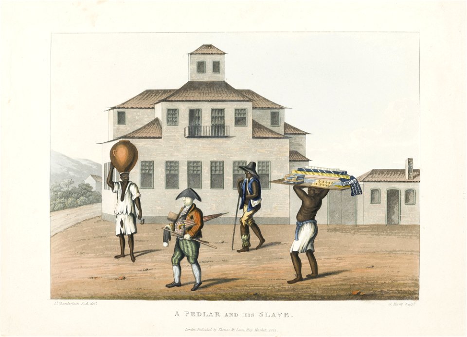 A pedlar and his slave (2), da Coleção Brasiliana Iconográfica
