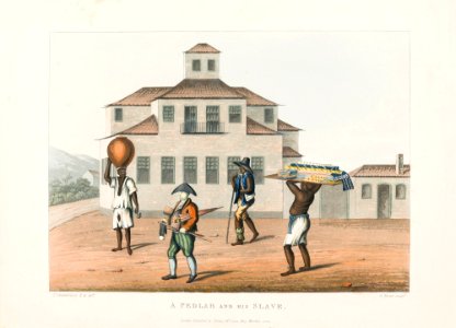 A pedlar and his slave (2), da Coleção Brasiliana Iconográfica