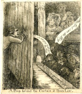 A peep behind the curtain at Drury Lane. (BM 1868,0808.5818)