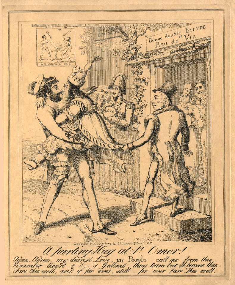 A parting Hug at St Omer! by George Humphrey