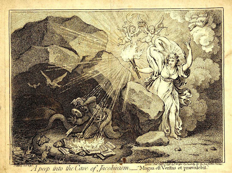 A peep into the cave of Jacobinism. (BM 1983,U.214)
