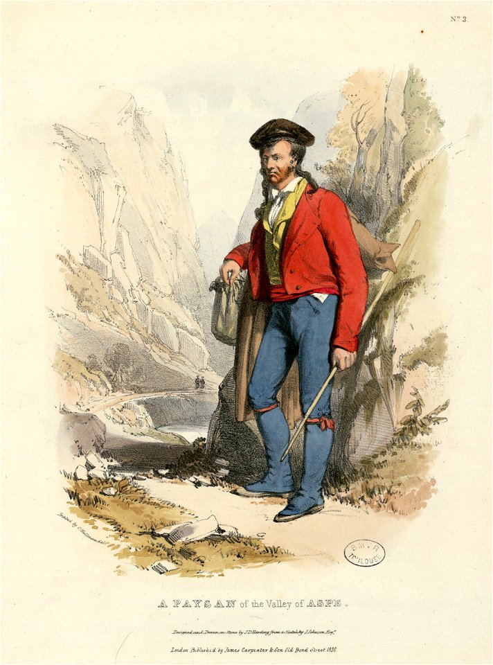 A Paysan of the Valley of Aspe - Fonds Ancely - B315556101 A HARDING 022