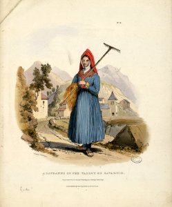 A Paysanne of the Valley of Gavarnie - Fonds Ancely - B315556101 A HARDING 051