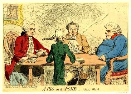 A pig in a poke. Whist, whist. (BM 1851,0901.433)