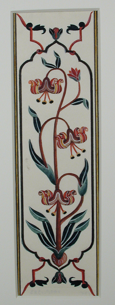 A pietra dura panel from the Taj Mahal (6125141438)