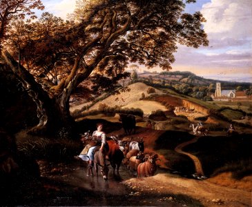 A Pastoral Landscape) by Jan Siberechts