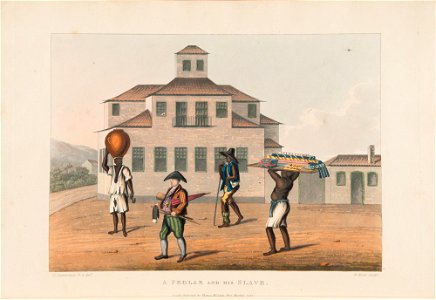 A pedlar and his slave (1), da Coleção Brasiliana Iconográfica