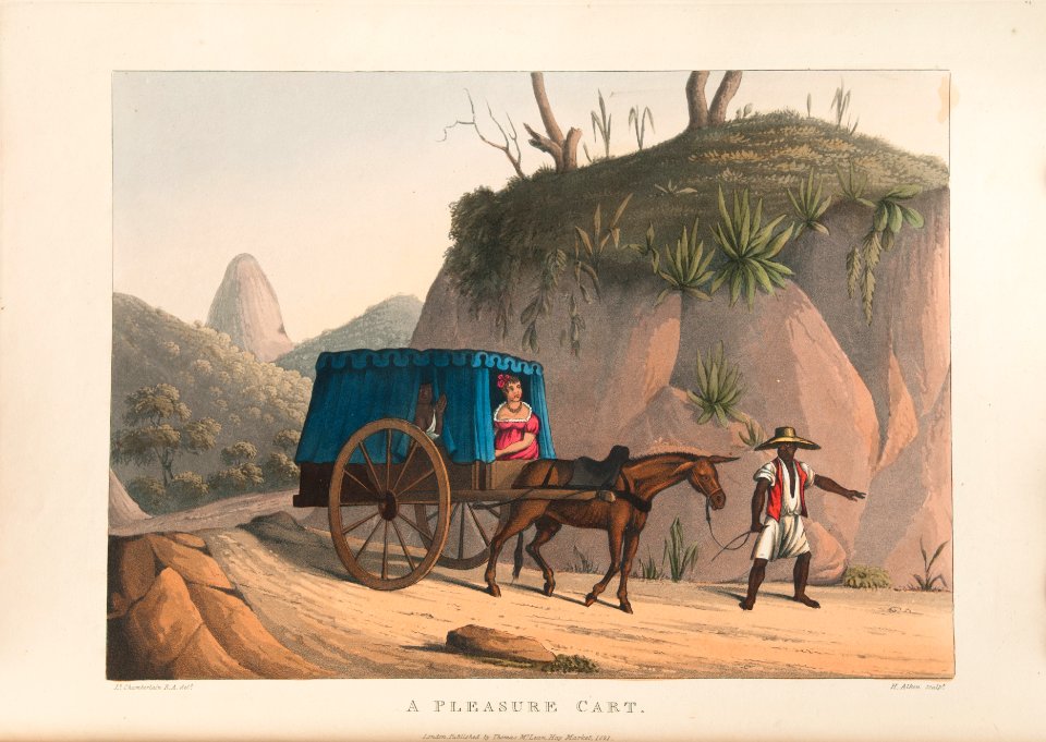 A pleasure cart (2), da Coleção Brasiliana Iconográfica
