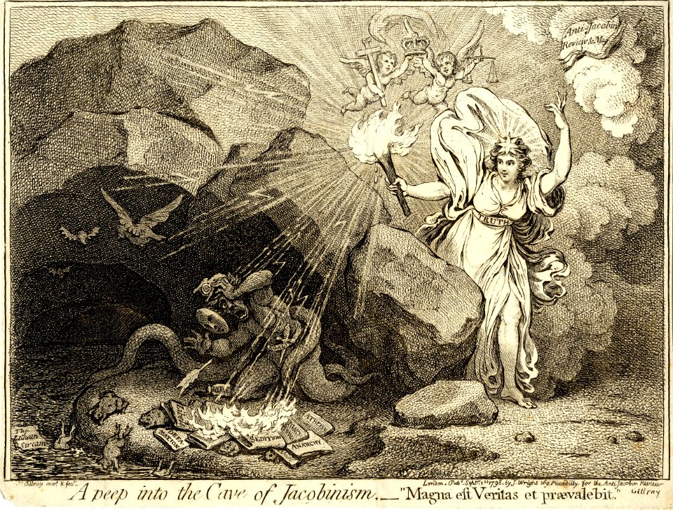 A peep into the cave of Jacobinism. (BM 1868,0808.6764)
