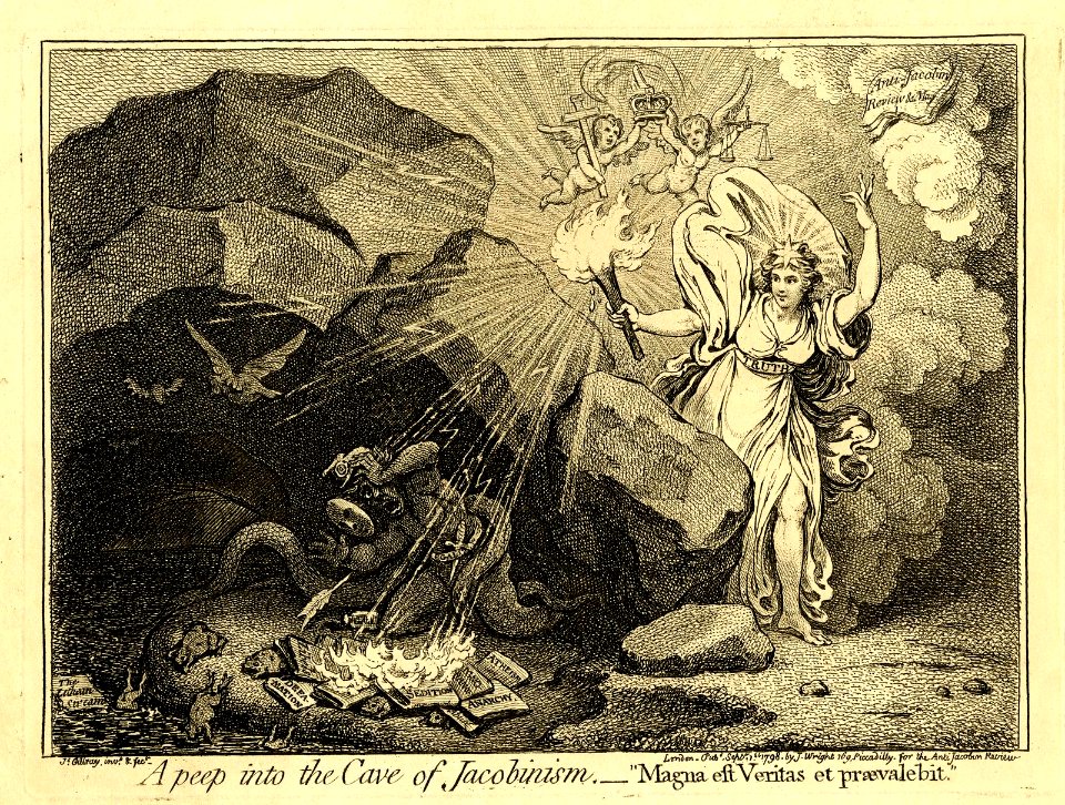 A peep into the cave of Jacobinism. (BM 1981,U.322)