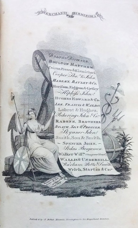 A poetic survey round Birmingham - James Bisset - 1800 - plate B