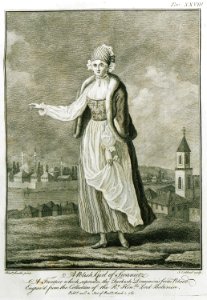 A Polish girl of Swanietz - Calvert Frederick (baron Baltimore) - 1769
