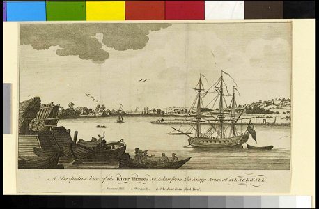 A Perspective view of the River Thames RMG PU1370