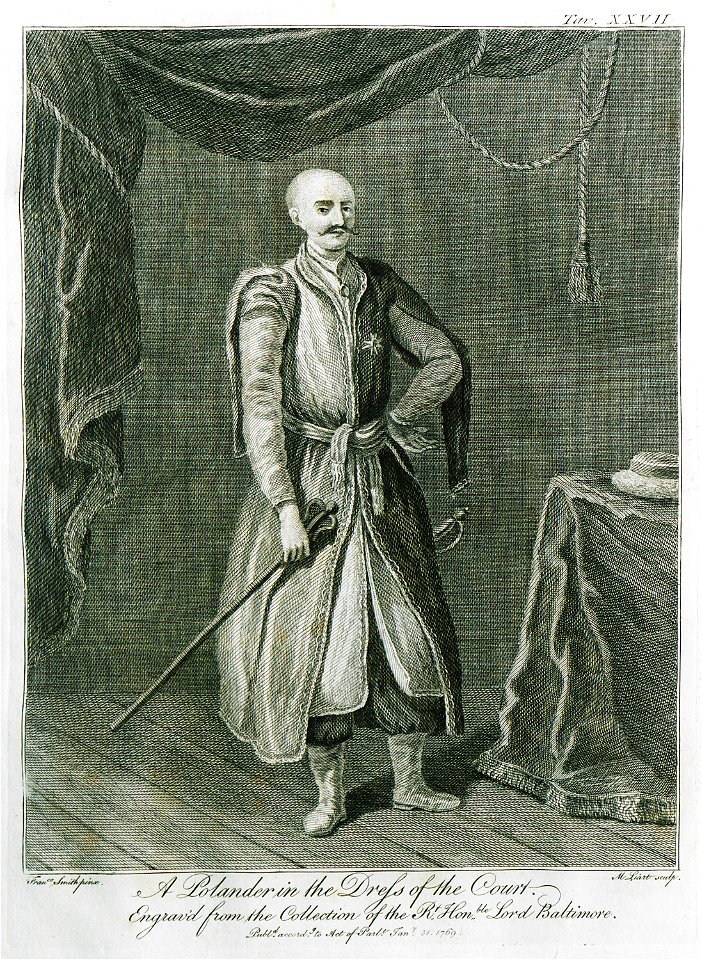 A Polander in the dress of the Court - Calvert Frederick (baron Baltimore) - 1769