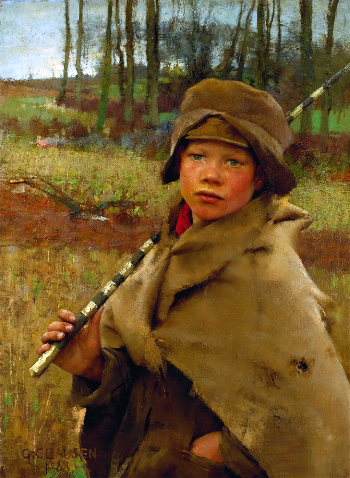 A ploughboy, by George Clausen