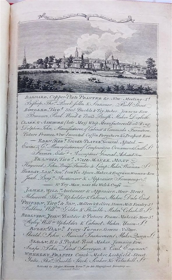 A poetic survey round Birmingham - James Bisset - 1800 - plate Q