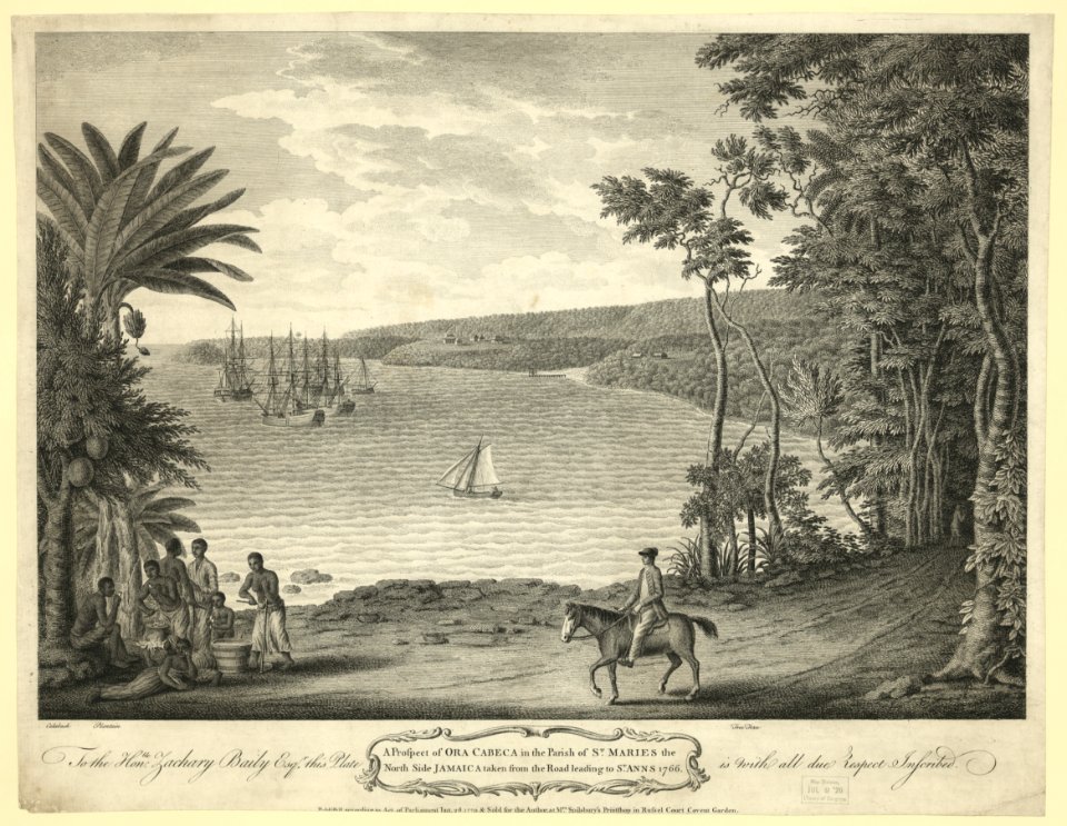 A prospect of Ora Cabeca in the parish of St. maries the North Side Jamaica taken from the road leading to St. Anns 1766 LCCN2004670569