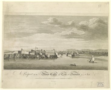A prospect of the Moro (i.e. Morro) Castle and city of Havana from sea - drawn upon the spot by an officer ; P.C. Canot, sculp. LCCN2009633543