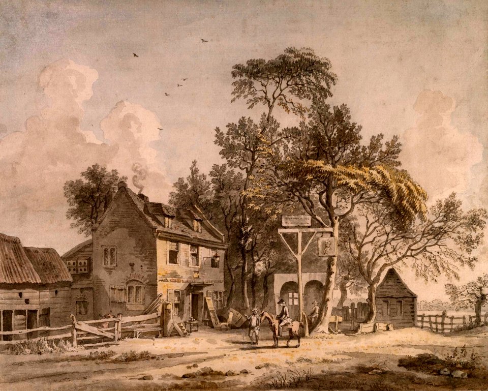 A Public House by Paul Sandby, RA