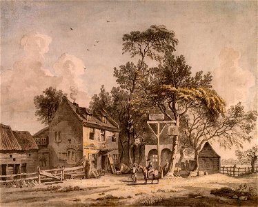 A Public House by Paul Sandby, RA