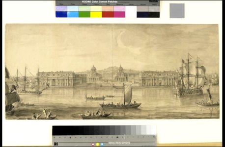 A prospect of Greenwich Hospital from the River RMG PY8381
