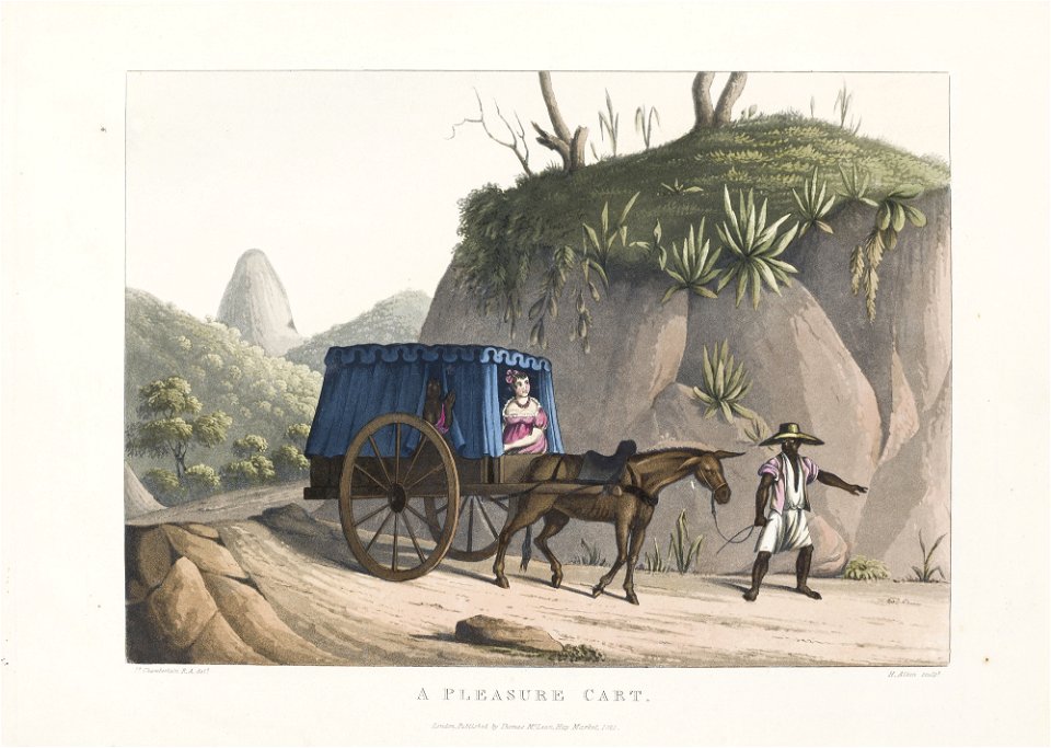 A pleasure cart (3), da Coleção Brasiliana Iconográfica