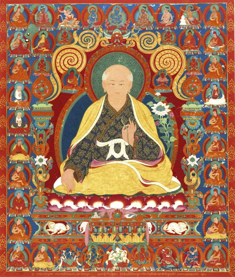A Rare and Important Thangka Depicting Sachen Kunga Nyingpo - ca 1600 Sotheby's