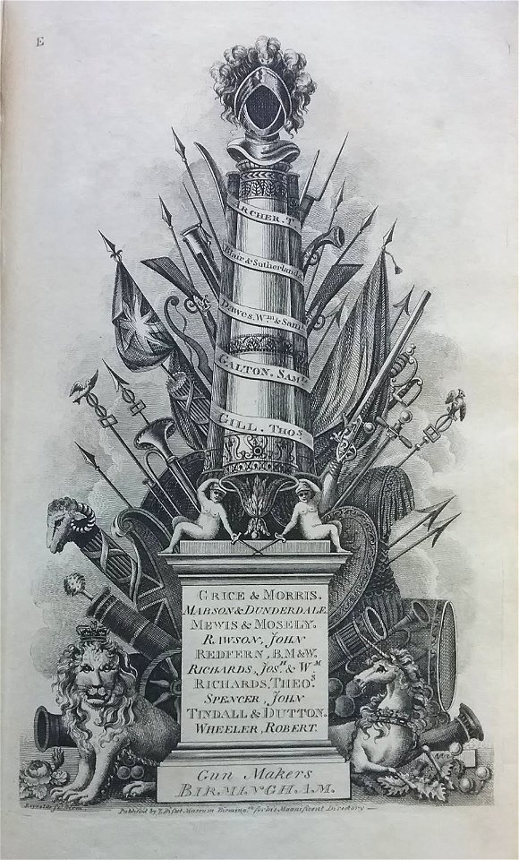 A poetic survey round Birmingham - James Bisset - 1800 - plate E